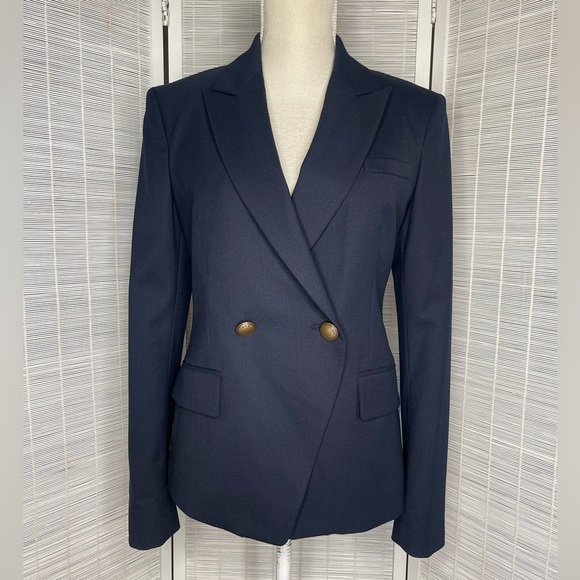 Rag & Bone Fletcher Blazer Navy Size 4 - Picture 1 of 8